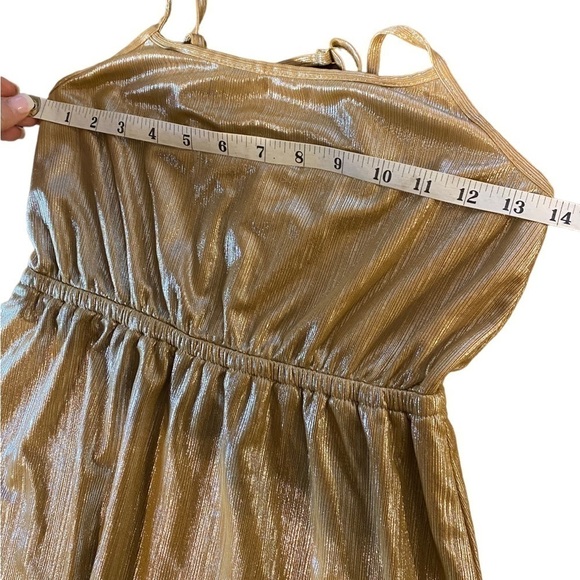 Wild Blue Sadie Robertson Gold Strap Dress Small - Picture 9 of 15